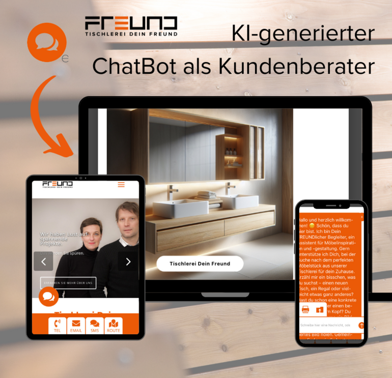 Ein Handy, Laptop und Laptop