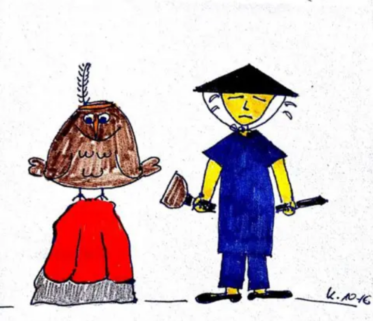 Karikatur zu Granit